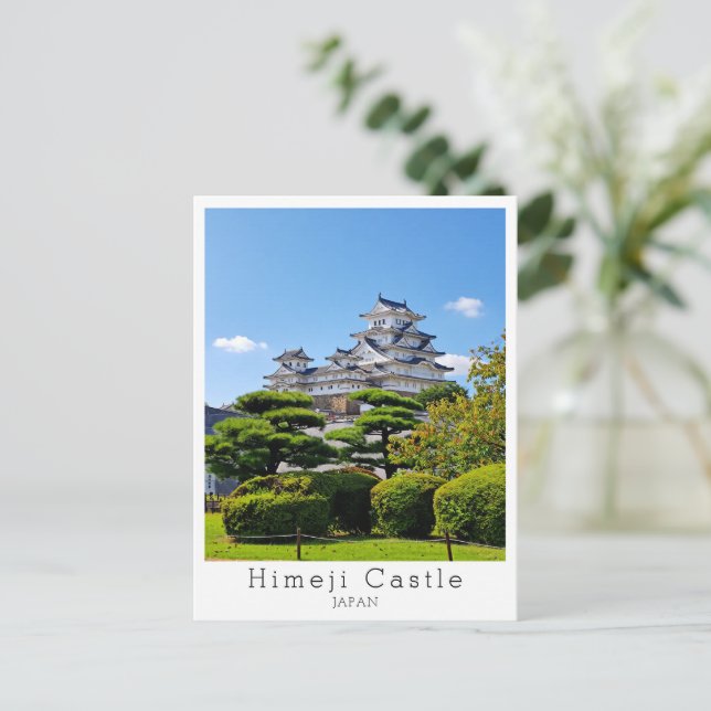 Cartão Postal Personalized, Greetings Himeji Castle, Japan (Em pé/Frente)