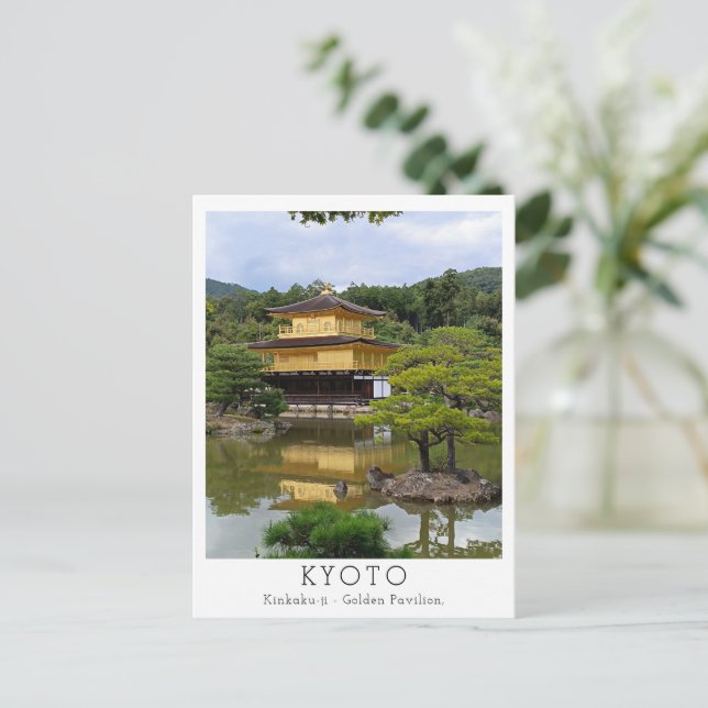 Cartão Postal Personalized Kinkaku-ji, Kyoto (Em pé/Frente)