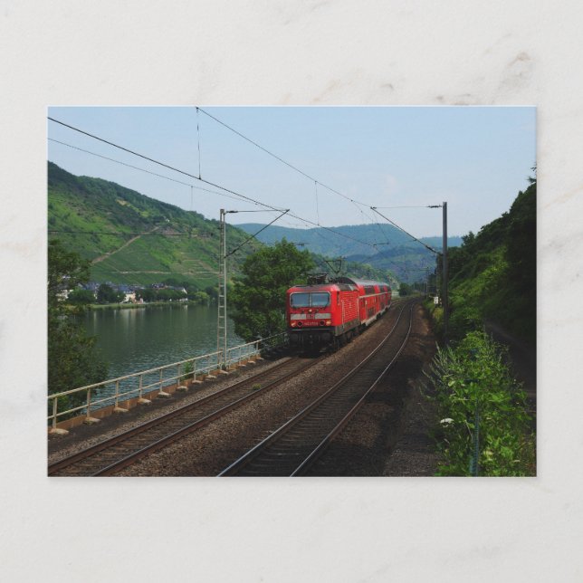 Cartão Postal Personenzug em St. Aldegund (Frente)