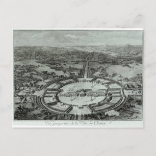 Cartão Postal Perspectiva da Cidade de Chaux, c. 1804
