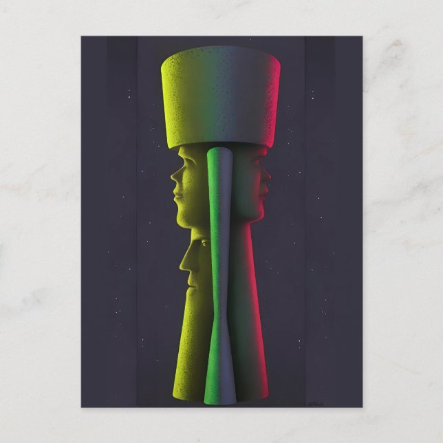 Cartão Postal Perspectiva Gamesmanship - Ken Gage Art (Frente)