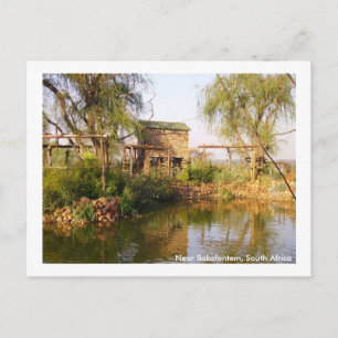 Cartão Postal Perto de Babsfontein, África do Sul