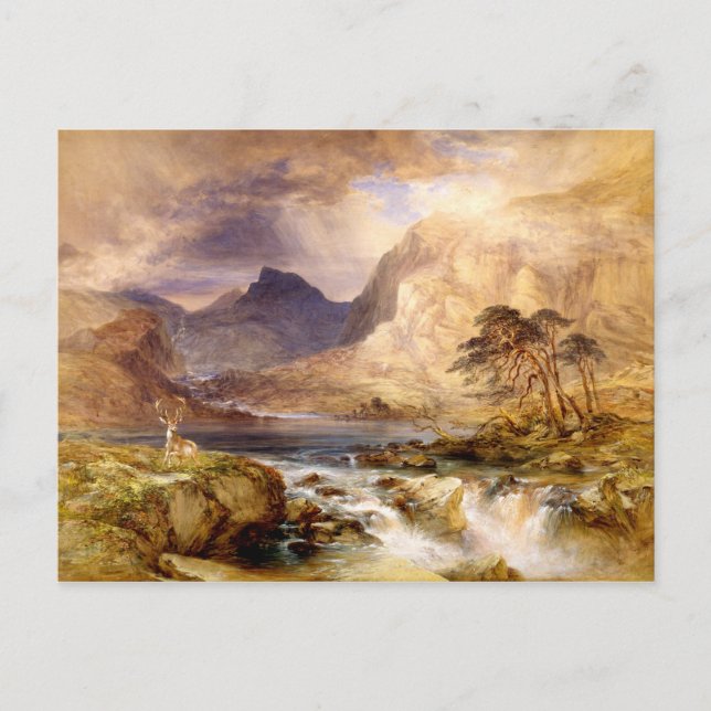 Cartão Postal Perto de Brodick, Ilha De Arran, Escócia, pintura (Frente)