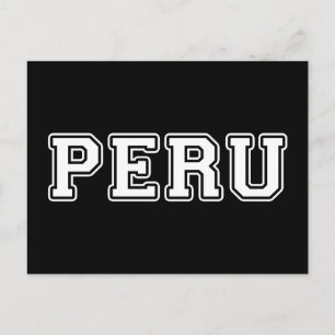 Cartão Postal Peru