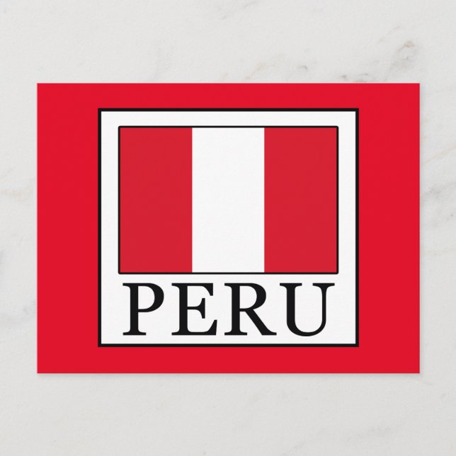 Cartão Postal Peru (Frente)