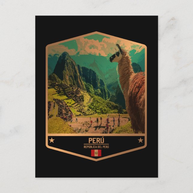 Cartão Postal Peru (Frente)
