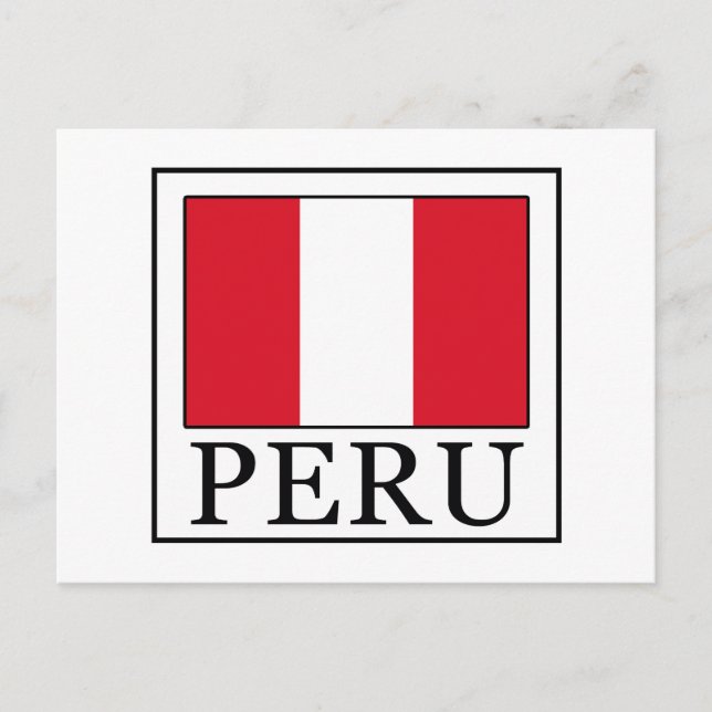 Cartão Postal Peru (Frente)
