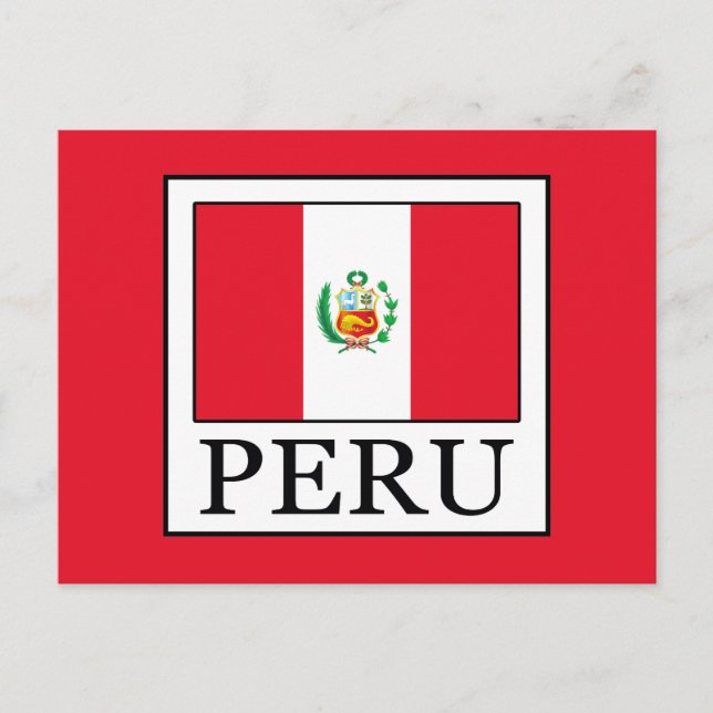 Cartão Postal Peru (Frente)