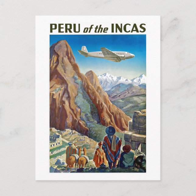 Cartão Postal Peru dos Incas (Frente)