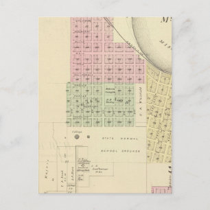 Cartão Postal Peru e Mt. Vernon, Nebraska