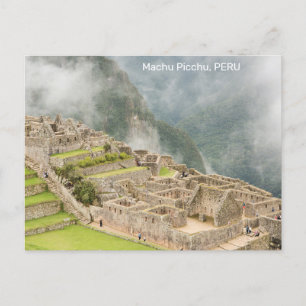 Cartão Postal Peru Machu Picchu