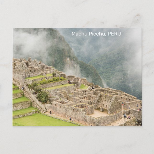 Cartão Postal Peru Machu Picchu (Frente)
