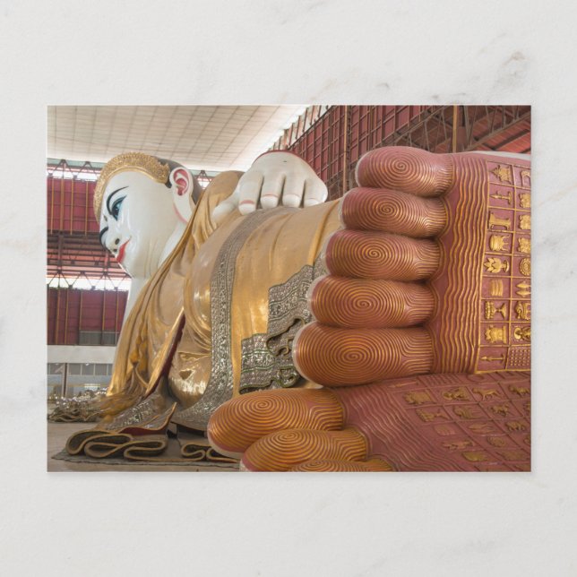 Cartão Postal Pés da Estátua de Buda (Frente)