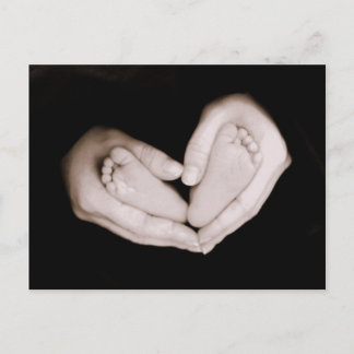 Cartão Postal Pés do Coração