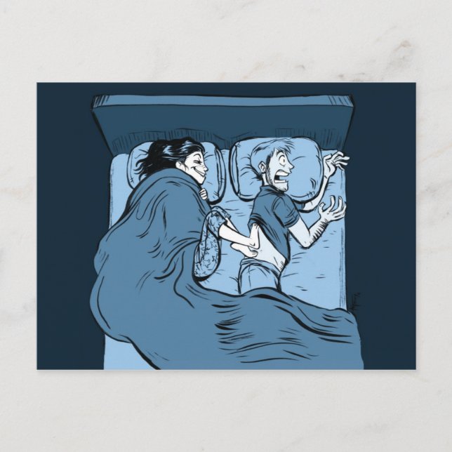 Cartão Postal Pés frios (Frente)