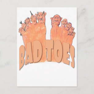 Cartão Postal Pés ruins