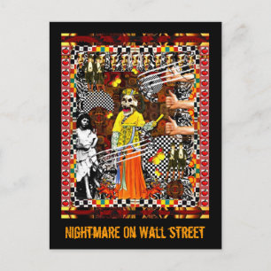 Cartão Postal Pesadelo Na Wall Street