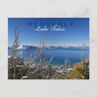 Cartão Postal Pesado no lago Tahoe