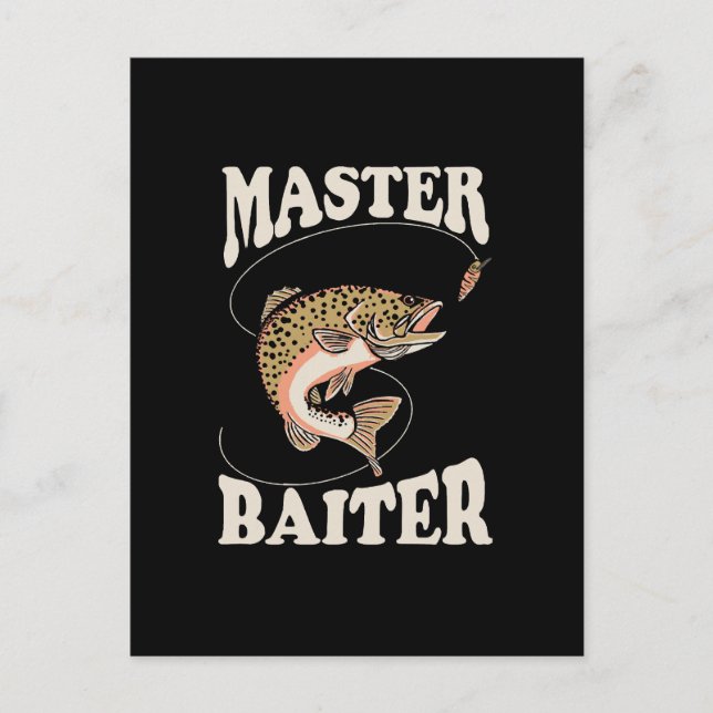 Cartão Postal Pesca com Baiter Master (Frente)