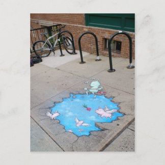 Cartão Postal pesca com beterraba