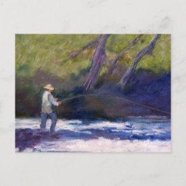 Cartão Postal Pesca com mosca