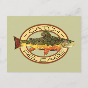 Cartão Postal Pesca de Capturas e Libertação