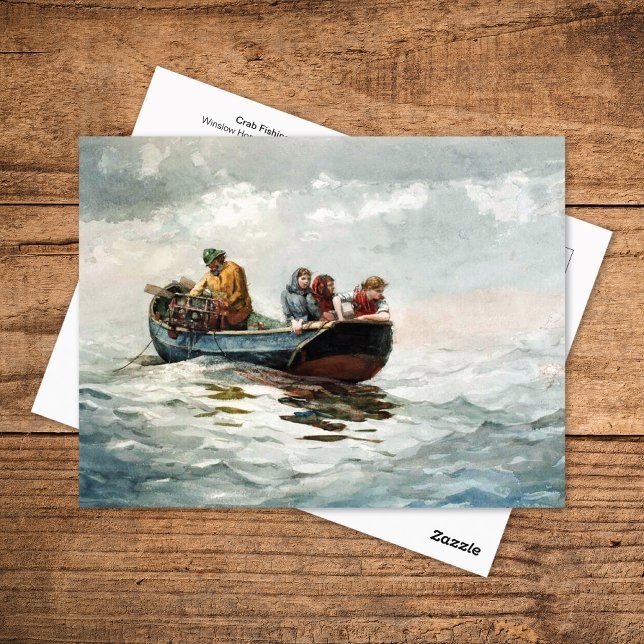 Cartão Postal Pesca De Caranguejo - Winslow Homer (Criador carregado)