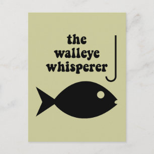Cartão Postal pesca de guisado walleye