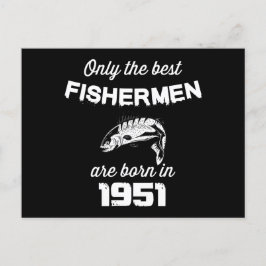 Cartão Postal pesca+peixe, pescador+aniversário, engraçado+pesc