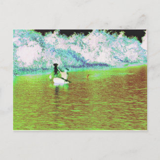 Cartão Postal Pesca rural em Cuba