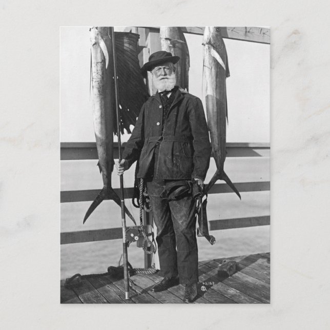 Cartão Postal Pescador do Mar Profundo, 1912 (Frente)