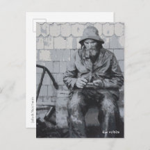 Pescador Gloucester Enviando Seus Nets