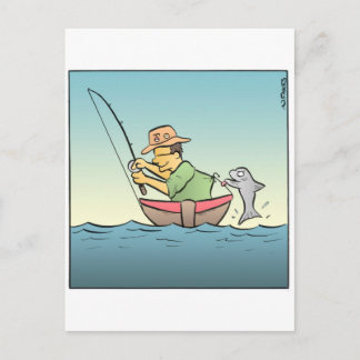Cartão Postal Pescador viciado