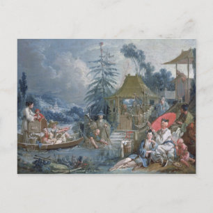Cartão Postal Pescadores chineses, c.1742