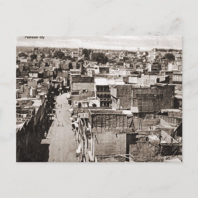Cartão Postal Peshawar (Frente)