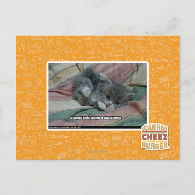 Cartão Postal Peso da própria beleza (Frente)