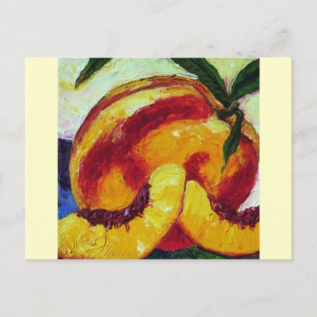 Cartão Postal Pêssego (Frente)