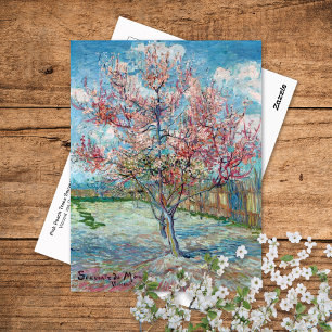 Cartão Postal Pêssegos cor-de-rosa Vincent van Gogh