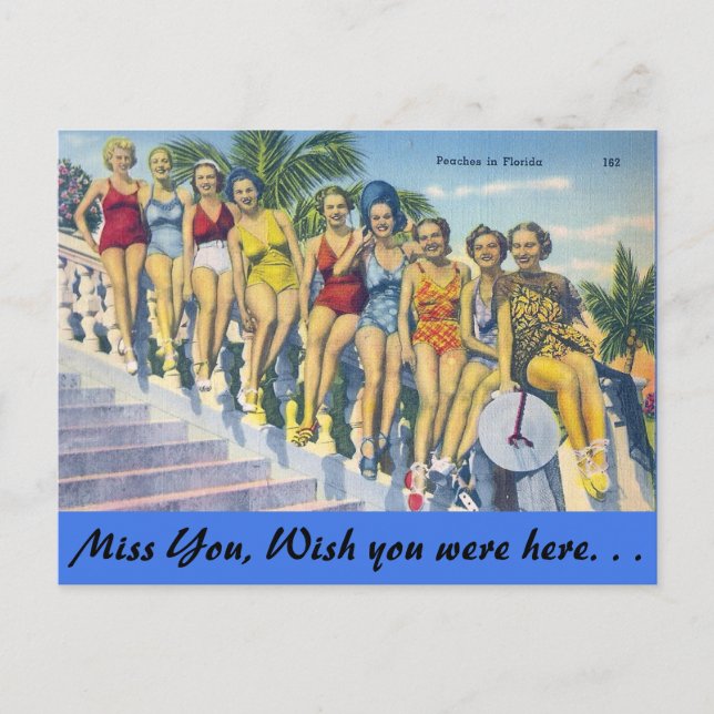 Cartão Postal Pêssegos da Flórida (Frente)