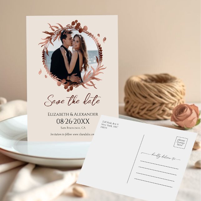 Cartão Postal Pessegueira clara Foto por coroa Salvar Data (Criador carregado)