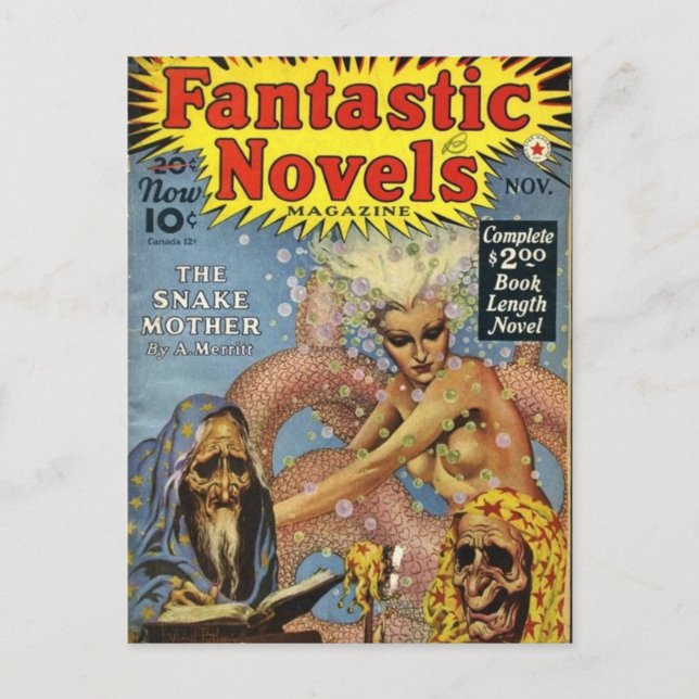 Cartão Postal Pessoas Cobra (Frente)