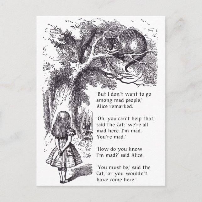 Cartão Postal Pessoas Mad (Frente)