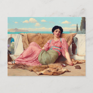 Cartão Postal Pet quieto de Godward