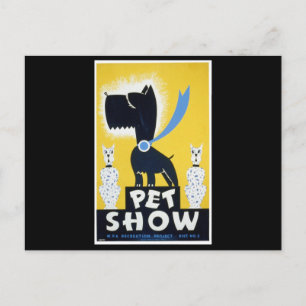 Cartão Postal Pet Show