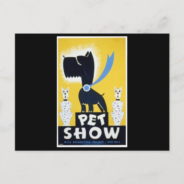 Cartão Postal Pet Show (Frente)