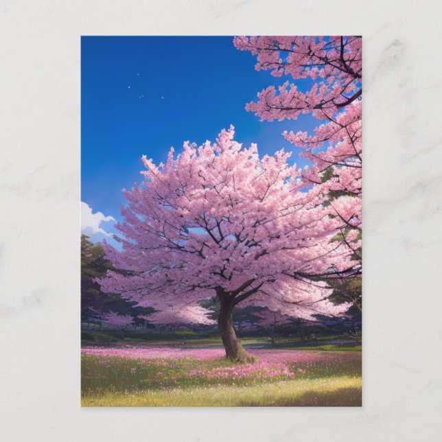 Cartão Postal Pétalas do Primavera (Frente)