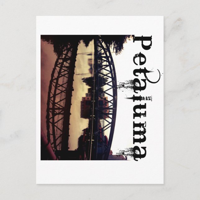 Cartão Postal Petaluma California (Frente)