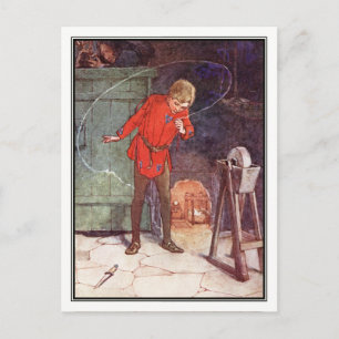 Cartão Postal Peter e Tinker Bell de Alice B. Woodward