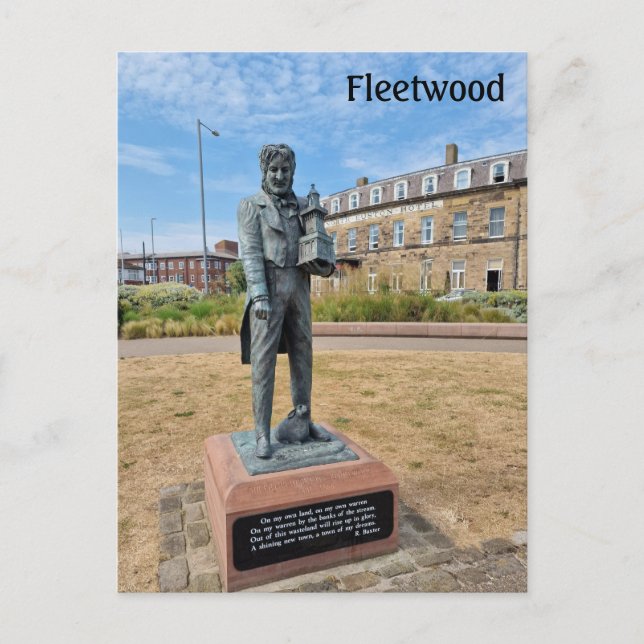 Cartão Postal Peter Hesketh - Fleetwood (Frente)