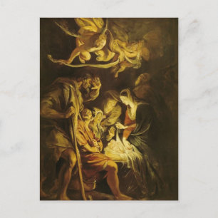 Cartão Postal Peter Paul Rubens - Adoração dos Pastores